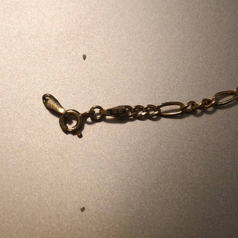10k solid Gold baby bracelet size 3-4